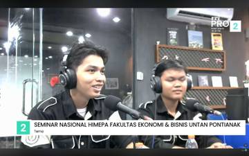 Mahasiswa UNTAN Gelar Seminar Investasi Gratis untuk Umum